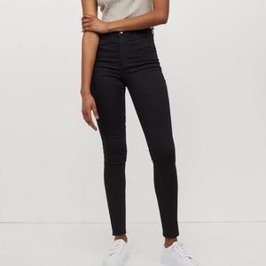 Black High Waist Skinny Jeans
